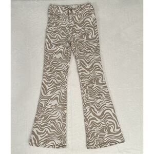 Abercrombie And Fitch High Rise Flare 70’s Style Jeans Girls Sz 9/10 Hippie Prep